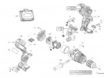 Milwaukee 4000411191 HD18DD-32C Bty. Drill/Screwdr. Spare Parts